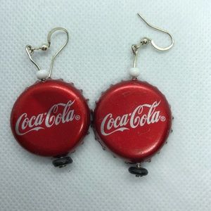 ⭐️ Coca Cola Bottle Cap Earrings ⭐️